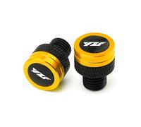 HUISI Bouchons de rétroviseurs de moto, couvercle de trou de rétroviseur, accessoires for YAMAHA YZF R1 R3 R6 R25 R125 R1M YZFR1 YZFR6 YZFR3(Ivory)
