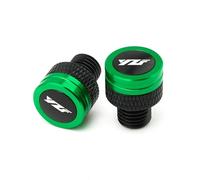 HUISI Bouchons de rétroviseurs de moto, couvercle de trou de rétroviseur, accessoires for YAMAHA YZF R1 R3 R6 R25 R125 R1M YZFR1 YZFR6 YZFR3(Champagne)