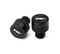 HUISI Bouchons de rétroviseurs de moto, couvercle de trou de rétroviseur, accessoires for YAMAHA YZF R1 R3 R6 R25 R125 R1M YZFR1 YZFR6 YZFR3(Dark Grey)