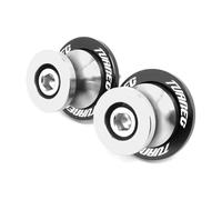 HUISI Convient for Aprilia Tuareg 660 Tuareg660 2022 2023 2024 1 paire de vis support curseur bobine bras oscillant 6MM boulon accessoires moto(Silver)