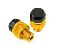 HUISI Convient for CB750 CB 750 HORNET 2022-2025 Accessoires moto M10 * 1,25 CNC Aluminium Rétroviseur Trou Bouchons Vis Boulons Couvre(Gold No logo)