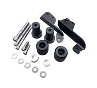 HUISI Convient for CBR 600 RR CBR600RR 2003 2004 2005 2006 Accessoires de moto Curseurs de cadre noirs Protection contre les chutes(Black)