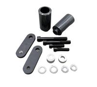 HUISI Convient for CBR1000RR 1000 RR 2004 2005, accessoires de moteur de moto, pièces, curseurs de cadre, protections anti-chute, noir carbone(Carbon)