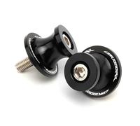 HUISI Convient for CBR1000RR CBR 1000 RR toutes les années 2 pièces 8 mm bras oscillant de moto curseurs bobines CNC support vis Paddock(Black)
