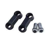 HUISI Convient for CRF1000L CRF1100L CRF450L CRF250L CRF250 Rally RH Extensions de rétroviseur Entretoises Adaptateur d'extension Adaptateur(Black)