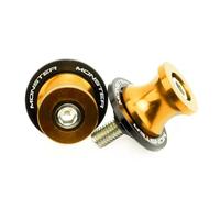 HUISI Convient for DUCATI MONSTER 695 696 796 797 821 800 Monster 6MM Moto Aluminium Supports De Vis Curseurs Bras Oscillant Bobines(Gold)