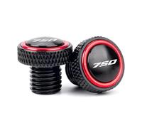 HUISI Convient for Forza 350 NSS350 Forza750 NSS 750 Forza 250 300 Accessoires de moto M10 * 1,25 Bouchons de trou de rétroviseurs Vis Bouchons Boulon(Red-750)