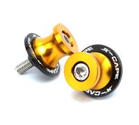 HUISI Convient for Moto Morini XCape X Cape X-Cape 650 650X Accessoires de moto CNC en aluminium Bras oscillant Bobine Curseur Support Vis 10MM 8MM(10MM Gold)