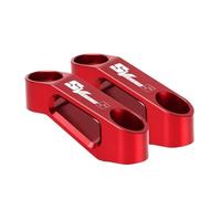 HUISI Convient for Suzuki SV1000 SV1000S SV 1000 SV 1000S SV1000 S 2003 - Extension de rétroviseurs, Adaptateur d'extension, Accessoire de Moto(SV1000S Red)