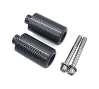 HUISI Convient for Yamaha FZ1 2006 2007 2008 Accessoires moto Noir et carbone Sans découpe Cadre Sliders Crash Falling Protector(Carbon Look)