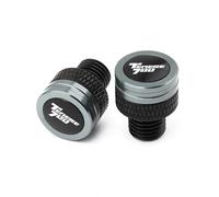 HUISI Convient for YAMAHA Tenere 700 Tenere700 XTZ 700 XTZ700 T7 T700 Accessoires moto 1 paire CNC aluminium rétroviseur trou bouchon vis M10X1.25(Silver)