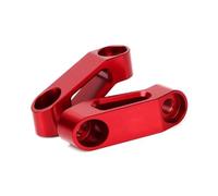 HUISI Convient for Yamaha YZF R1 R3 R6 R7 R125 R25 YZFR1 YZFR3 YZFR6 Accessoires de Moto rétroviseurs rallonge Adaptateur d'extension(NO Logo Red)