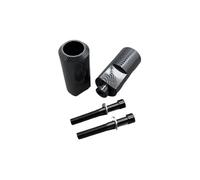 HUISI Convient for Yamaha YZF R1 YZFR1 YZF-R1 2004 2005 2006 pièces de moto en carbone sans découpe curseurs de cadre protection contre les chutes(Carbon)