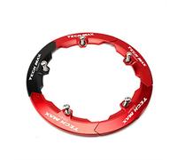 HUISI Couvercle de poulie de courroie de Transmission en aluminium TMAX560 accessoires pièce de Scooter adaptée for YAMAHA T-MAX 560 Tmax Tech Max 2019 2020 2021 2022(Red)