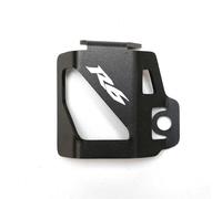 HUISI Couvercle de Protection for réservoir de Liquide de Frein arrière, Accessoire en Aluminium for Moto Yamaha R6 YZF-R6 YZFR6 2010 - 2020 2021 2022(M Black)