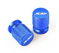 HUISI Lot de 2 Capuchons de Valve de Pneu en Aluminium CNC for Moto X-ADV X-ADV 750 2021-2022 2023 2024(Blue)