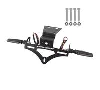 HUISI Support de Plaque d'immatriculation arrière for Moto, Compatible avec CBR 650F CB650 F CBR 650 F 2014-2019, avec éclairage(CBR650F with LED)