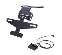 HUISI Support de Plaque d'immatriculation de Moto, éliminateur de Garde-Boue arrière avec Accessoires d'éclairage for Suzuki GSX250R GSX250 GSX 250R(A SUS with LED Light)