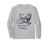 Huit servantes à traire, Douze Jours de Noël Manche Longue