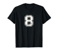 Huitième numéro d'octet T-Shirt Graphique avec Valeur