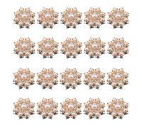 Huitrcrio Boutons Perle 20 Pièces Faux Ornements Décoratifs Multifonctions