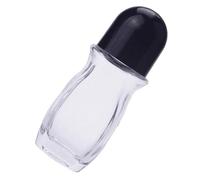 Huitrcrio Roll-On en Verre 30ml 50ml Déodorant, Flacon à Bille Rechargeable pour Huiles Essentielles Aromathérapie