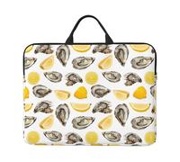 Huîtres et mandarines,Housse pour Ordinateur Portable 14 Pouces, Sacoche pour Ordinateur Portable, Mallette avec poignée