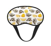 Huîtres et mandarines,Masques de sommeil occultants, cache-yeux couvrants, masques de sommeil anti-lumière