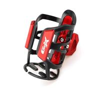 HUIWOR Porte Bidon Moto Porte-Bouteille Et Porte-gobelet pour Moto pour BM&W C400X C 400X 400 X 2019-2023(Rouge)
