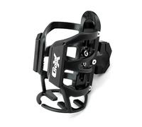 HUIWOR Porte Bidon Moto pour BM&W C400X C400GT C 400GT 400X Moto Porte-Bouteille Support pour Gobelet(Le Noir,for C400X)