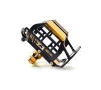 HUIWOR Porte Bidon Moto pour Suzuki pour Gladius 650 400 SV650 SV650S Cage À Bouteilles d'eau pour Moto(Or)