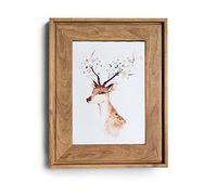 HUIXIANG Cadre Photo 13x18cm Vintage Portrait Cadres Rétro Rustique Picture Frames Vertical Horizontal Table ou Mural pour Posters, Cadeau pour Amis Anniversaire Deco Salon Bureau à Domicile (Bois)