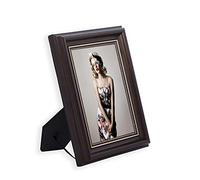 HUIXIANG Cadre Photo 13x18cm Vintage Portrait Cadres Rétro Rustique Picture Frames Vertical Horizontal Table ou Mural pour Posters, Cadeau pour Amis Anniversaire Deco Salon Bureau à Domicile (Marron)