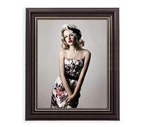 HUIXIANG Cadre Photo 15x20cm Vintage Portrait Cadres Rétro Rustique Picture Frames Vertical Horizontal Table ou Mural pour Posters, Cadeau pour Amis Anniversaire Deco Salon Bureau à Domicile (Marron)