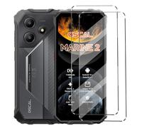 HuiYouMY 2Pcs Verre trempé Anti Casse Protection Compatible with OSCAL Marine 2 Film Protection écran Compatible with OSCAL Marine 2 Protection et Protège écran Antichoc,Clear
