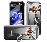 HuiYouMY Coque Anti Casse Protection Compatible with Blackview BL9000 Pro 5G et 1*Anneau Coque de Protection Compatible with Blackview BL9000 Pro 5G étui Housse Etui Protection Antichoc,Clear