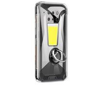 HuiYouMY Coque Anti Casse Protection Compatible with Unihertz Tank 3 Pro et 1*Anneau Coque de Protection Compatible with Unihertz Tank 3 Pro étui Housse Etui Protection Antichoc,Clear