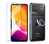 HuiYouMY Coque et 1Pcs Verre trempé et 1*Anneau, Coque Protection Compatible with Cubot Note 21 Coke Coque de Protection Compatible with Cubot Note 21 étui Housse Etui Protection et protège écran