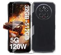 HuiYouMY Coque et 1Pcs Verre trempé Protection Compatible with DOOGEE DK10 Coke Coque de Protection Compatible with DOOGEE DK10 étui Housse Etui Protection et protège écran Antichoc,Black