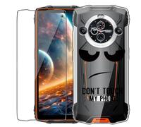 HuiYouMY Coque pour Blackview BV8200 (6.5") avec 1 Verre Trempé Protection écran, Transparent Antichoc Souple TPU Etui Housse Bumper Protection Case - DUO5