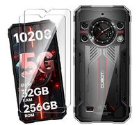 HuiYouMY Coque pour Cubot Kingkong 11 (6.72") avec 2 Pièces Verre Trempé Protection écran, Transparent Silicone TPU Souple Etui Housse Anti-Rayures Antichoc Case - Clear