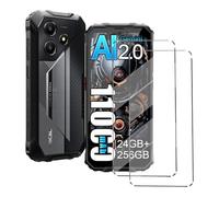 HuiYouMY Lot de 2 films de protection d'écran en verre blindé compatibles avec OSCAL Marine 2, film de protection anti-chocs