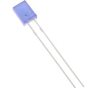 HuiYuan 2534B2D-KHA-A LED bleu rectangulaire 2 x 5 mm 125 mcd 120 ° 20 mA