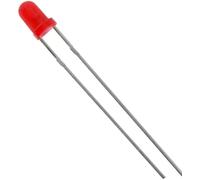 HuiYuan 3004R4D-EPA-P LED rouge rond 3 mm 8 mcd 60 ° 20 mA 2.1 V