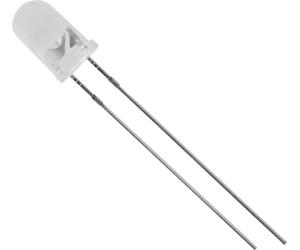 HuiYuan 5034Y1C-BSC-C LED jaune rond 5 mm 6000 mcd 15 ° 20 mA