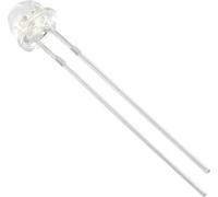 HuiYuan 5434W2C-LHC-A LED blanc forme de cloche 5 mm 500 mcd 100 ° 20 mA