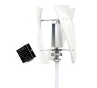 HUIZHITENGDA 12V 24V 48V 220V 3 Blade Vertical Axis Énergie éolienne Kit Générateur de Turbine 6000W Générateur de Moulin à Vent avec contrôleur de Charge pour la Ferme, éclairage de Rue,48v