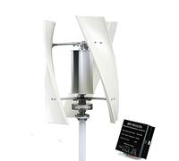 HUIZHITENGDA 220V, Générateur éolien à axe Vertical de 3000W-6000W sans Bruit, générateur d'énergie éolienne 12V-220V pour Marine, générateur éolien adapté pour système Hybride Solaire-éolien