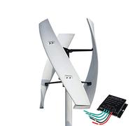 HUIZHITENGDA 48v, Générateur d'éolienne à axe Vertical 18000W 12V-220V, 3 pales, Haute efficacité, éolienne Horizontale Hors réseau pour Maison, Camping-Car, Ferme, avec contrôleur