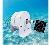 HUIZHITENGDA 48V,Turbine de générateur à Aimant Permanent sans engrenage 14000W, Basse Vitesse 12V- 220V pour la Conservation de l'eau et l'énergie éolienne Domestique pour la Maison